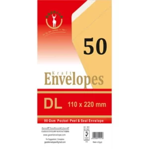 DL Kraft Pocket Peel and Seal